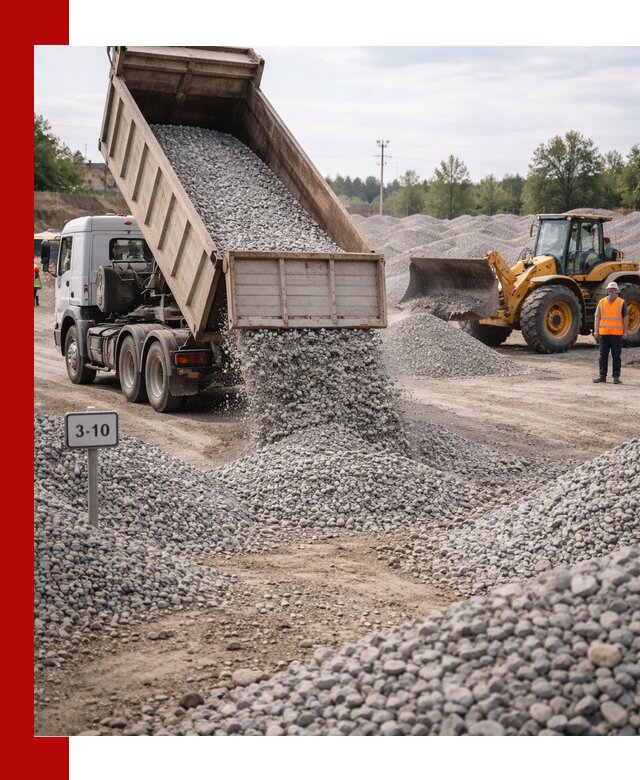 Гранитный щебень фракции 3–10: доставка и продажа в Скопине
