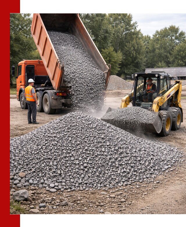 Купить гранитный щебень фракции 5–10 в Скопине с доставкой