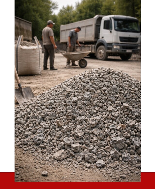 Гранитный щебень фракция 20-40 в Скопине от 3335 руб. ПРОНЕРУДСкп