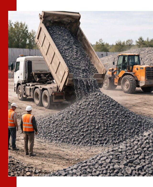 Доставка и продажа щебня габбро-диабаза в Скопине