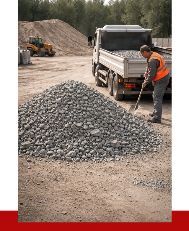 Гравийный щебень фракция 5-10 в Скопине от 2293 р. | ПРОНЕРУДСкп