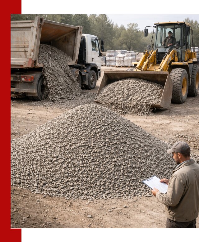 Гравийный щебень фракция 5–10 с доставкой в Скопине