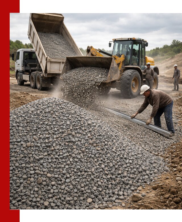 Гравийный щебень фракция 5-20 с доставкой в Скопине