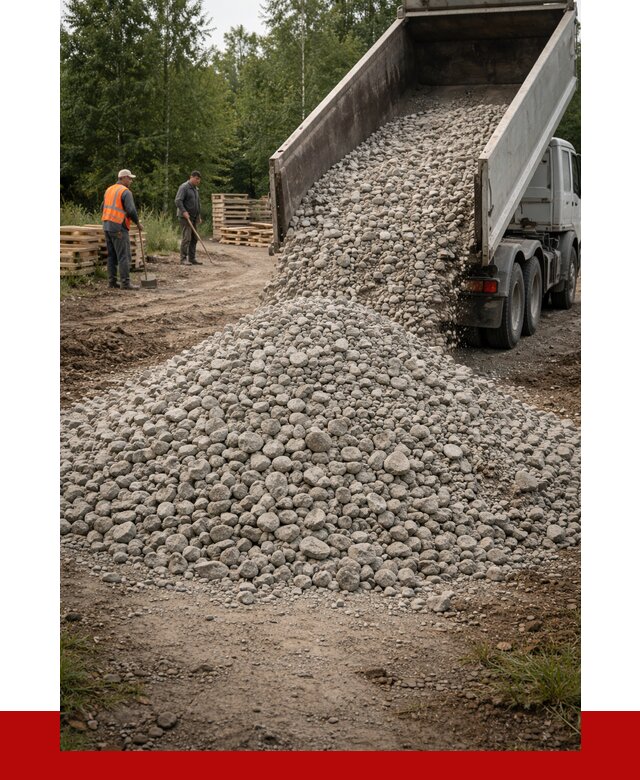 гравийный щебень фракция 70-120 в Скопине от 2553 р. ПРОНЕРУДСкп