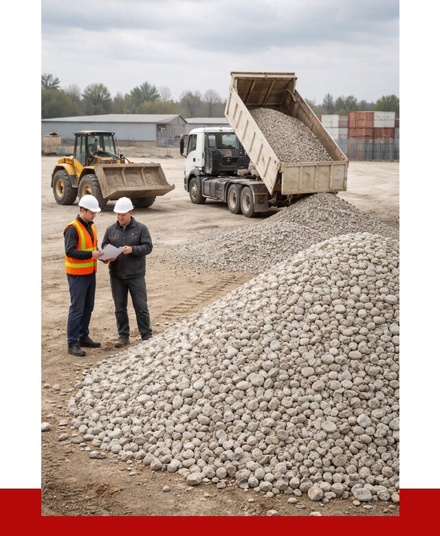 Известняковый щебень в Скопине от 1459 р. доставка | ПРОНЕРУДСкп