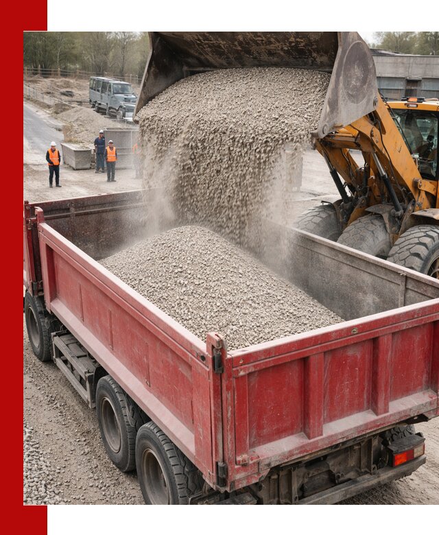 Купить известняковый щебень фракции 0-5 с доставкой в Скопине