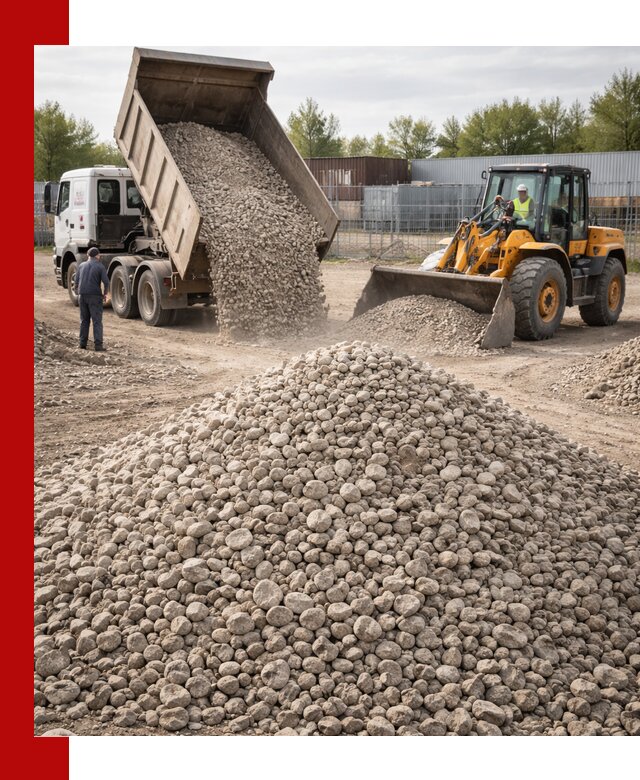 Доломитовый щебень фракции 20–41 с доставкой в Скопине