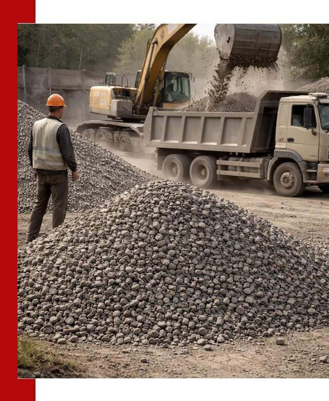 Шлаковый щебень фракция 5-20 с доставкой в Скопине