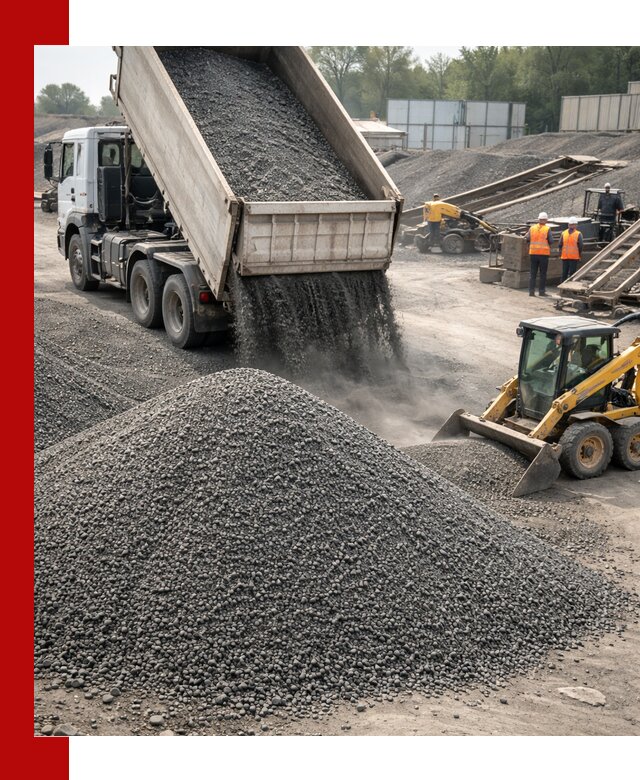 Вторичный щебень фракция 0–5 с доставкой в Скопине