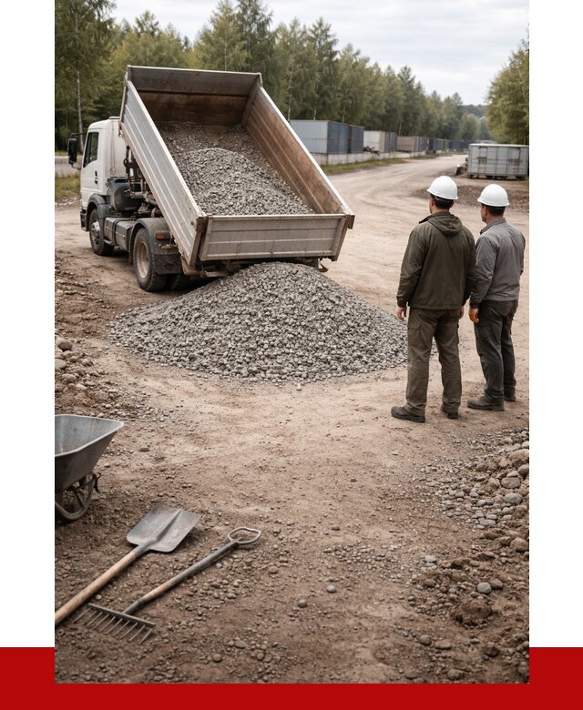 Бетонный щебень фракция 5-20 в Скопине от 3335 р., ПРОНЕРУДСкп