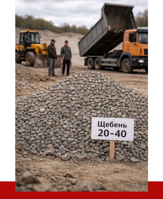 Бетонный щебень фракция 20-40 в Скопине от 2553 р. | ПРОНЕРУДСкп