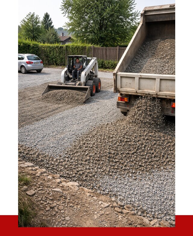 Щебень для парковки в Скопине с доставкой от 1251 р.| ПРОНЕРУДСкп