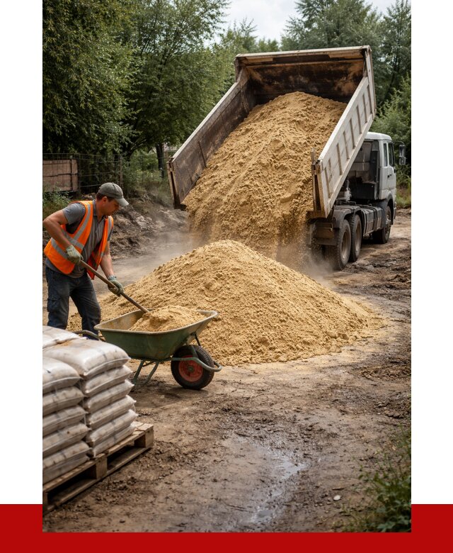 Купить песок с доставкой в Скопине от 1876 р. | ПРОНЕРУДСкп