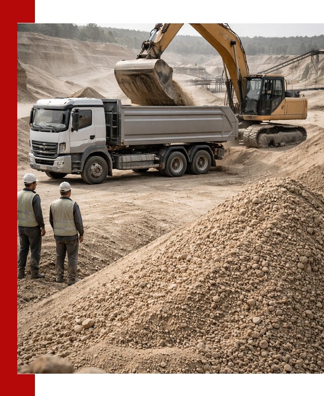 Карьерный крупнозернистый песок с доставкой в Скопине