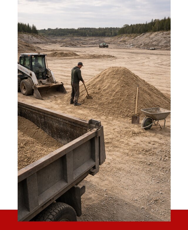 Карьерный песок среднезернистый в Скопине, от 2293 р. ПРОНЕРУДСкп