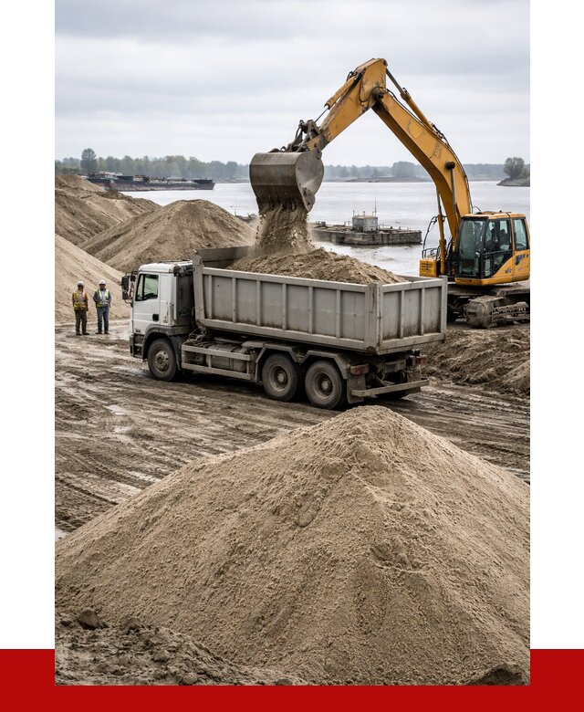 Купить речной песок навалом в Скопине от 1876 р., ПРОНЕРУДСкп
