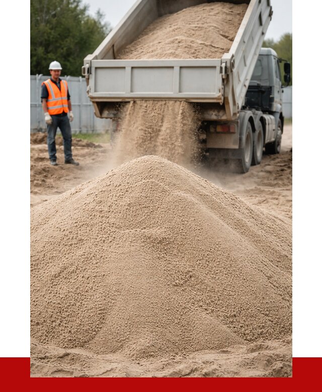Купить сеяный песок с доставкой в Скопине от 2293 р ПРОНЕРУДСкп