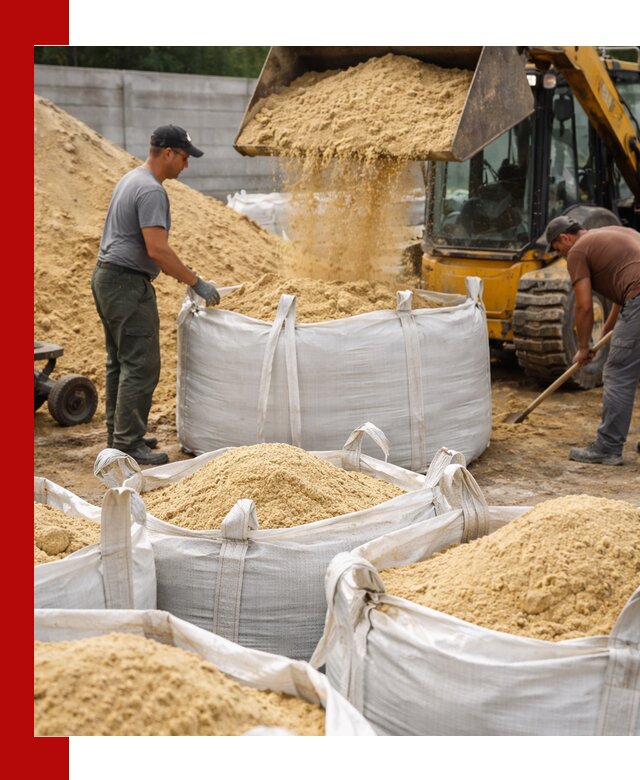 Поставка качественного песка для кладки в Скопине