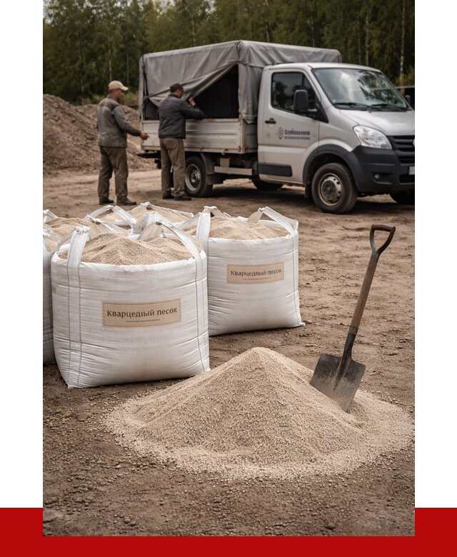 Кварцевый песок для пескоструя в Скопине от 4689 р. | ПРОНЕРУДСкп