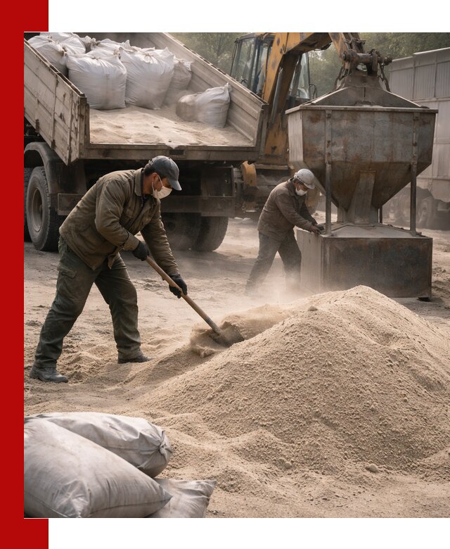 Кварцевый песок для пескоструя в Скопине — доставка и качество