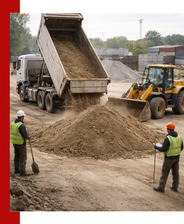 Доставка и продажа пескогрунта оптом и в розницу в Скопине