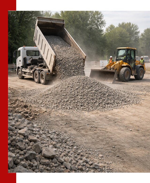 Гравий фракция 5–20 доставка в Скопине оптом и в розницу