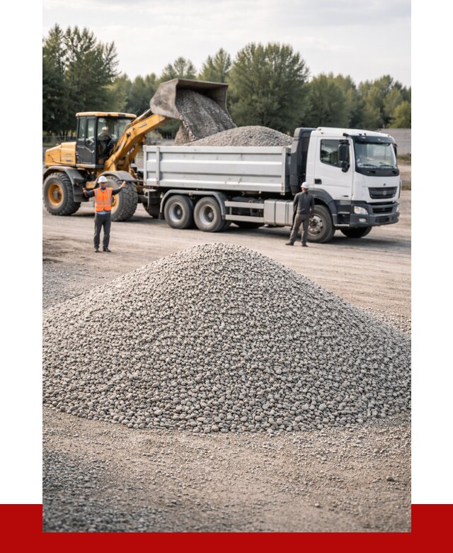 Купить мытый гравий в Скопине от 3647 р, доставка ПРОНЕРУДСкп