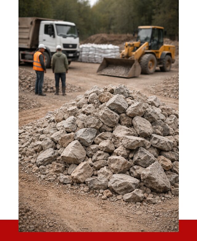 Купить бутовый камень с доставкой в Скопине от 2397 р. | ПРОНЕРУДСкп