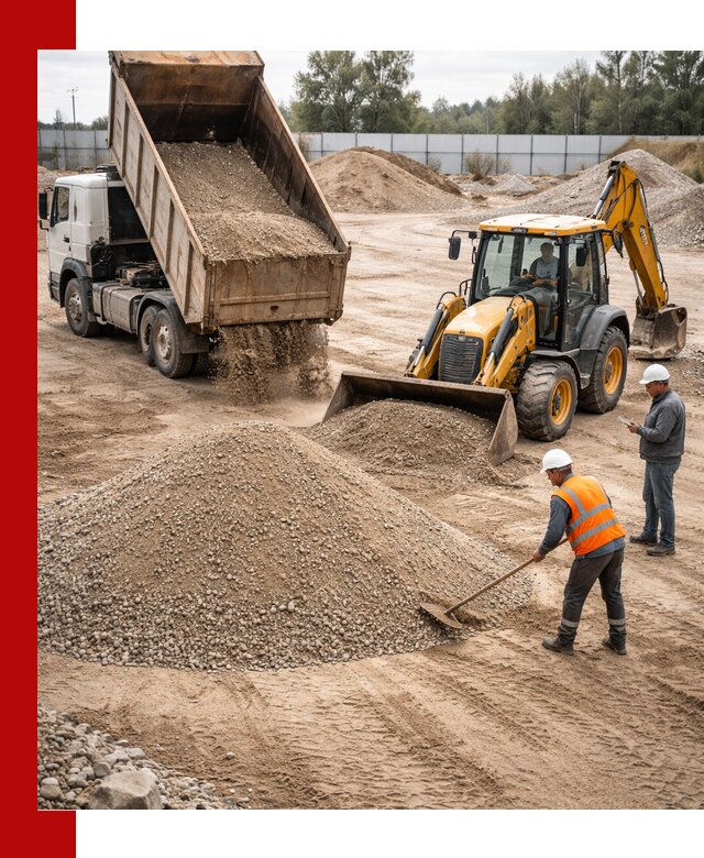 Поставка и доставка ПГС С4 в мешках и самосвалах в Скопине