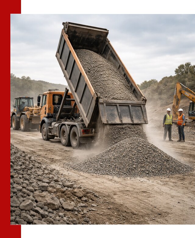 Щебёночно-песчаная смесь ЩПС С1 с доставкой в Скопине