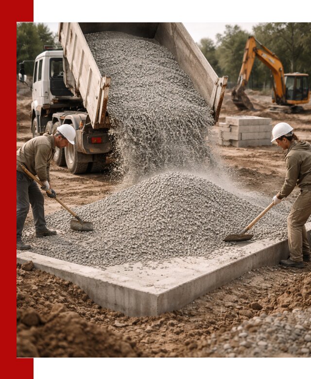 Доставка и продажа отсева для бетона в Скопине