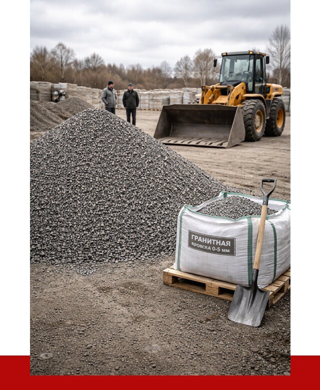 Купить гранитную крошку в Скопине от 5002 р. с доставкой | ПРОНЕРУДСкп