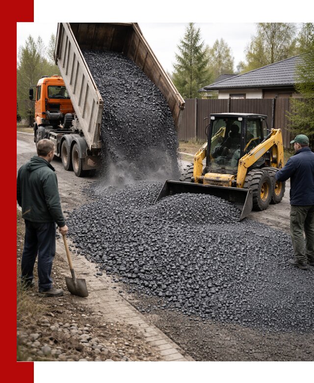 Крошка габбро с доставкой в Скопине для строительных работ