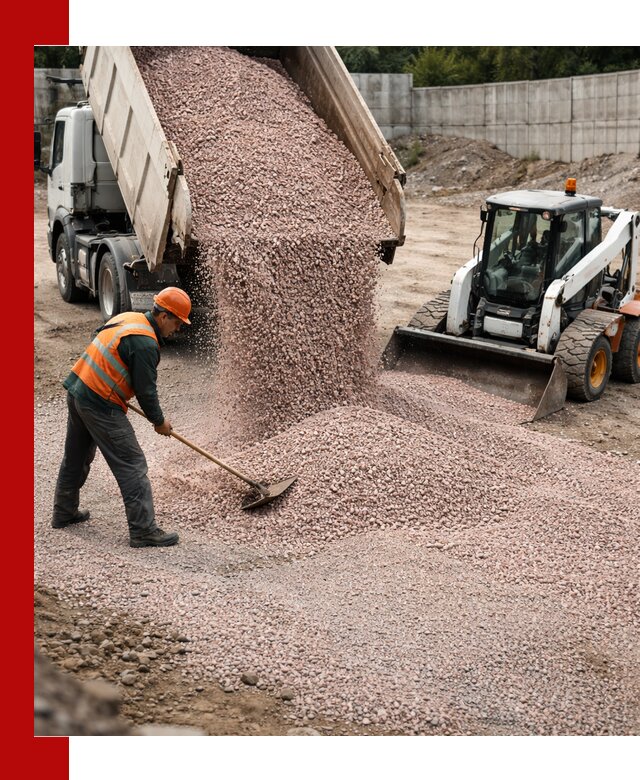 Крошка розовый гранит с доставкой в Скопине от производителя