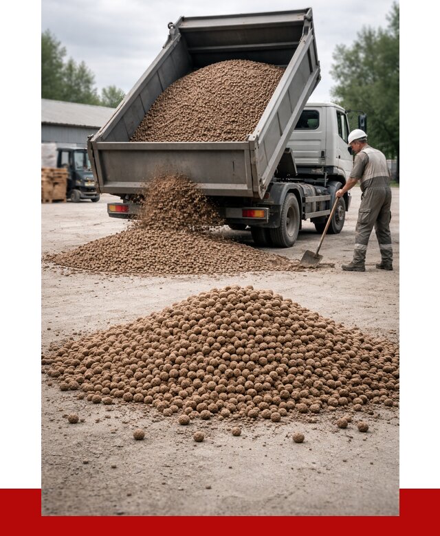 Керамзит с доставкой в Скопине от 4377 р. за м3 | ПРОНЕРУДСкп