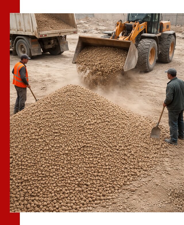 Керамзит фракция 10-20 с доставкой в Скопине