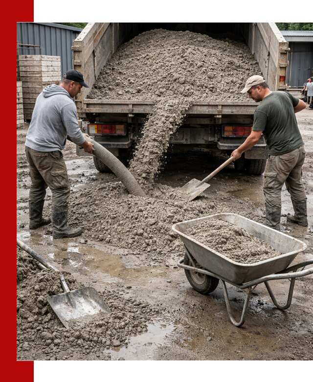 Цементно-песчаная смесь М150 доставка в Скопине