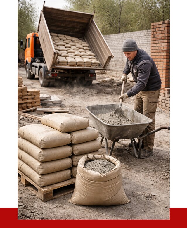 Купить сухую смесь для кладки в Скопине от 1251 р. | ПРОНЕРУДСкп