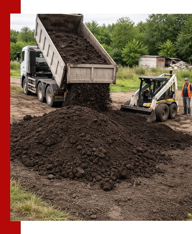 Поставка плодородной земли с доставкой самосвалом в Скопине