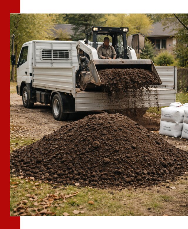 Доставка садовой земли в больших объёмах в Скопине