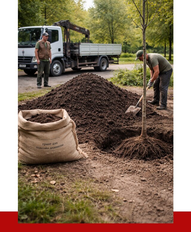 Грунт для посадки деревьев в Скопине от 1251 р. | ПРОНЕРУДСкп