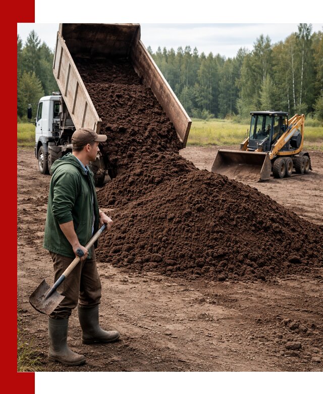 Купить верховой торф с доставкой в Скопине для садоводства и растений