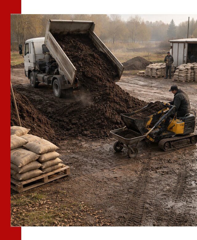 Кислый торф в доставке по выгодным ценам в Скопине