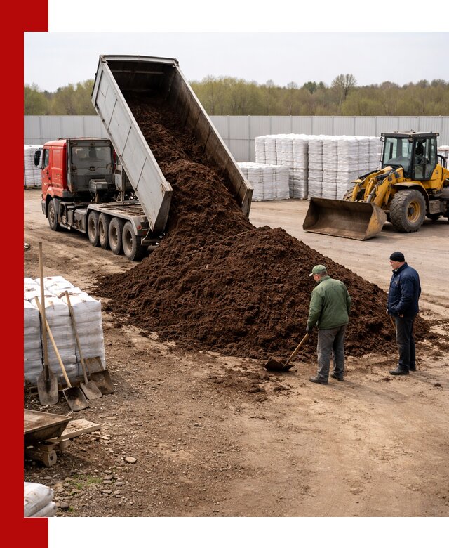 Доставка торфяных смесей оптом и в розницу в Скопине