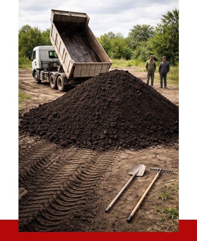 Купить чернозем навалом в Скопине от 1251 р. за куб | ПРОНЕРУДСкп