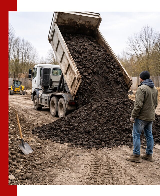 Доставка чернозема навалом в Скопине быстро и выгодно