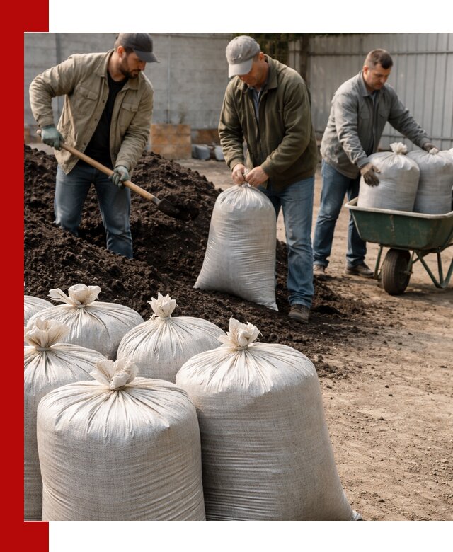 Купить чернозем в мешках с доставкой в Скопине