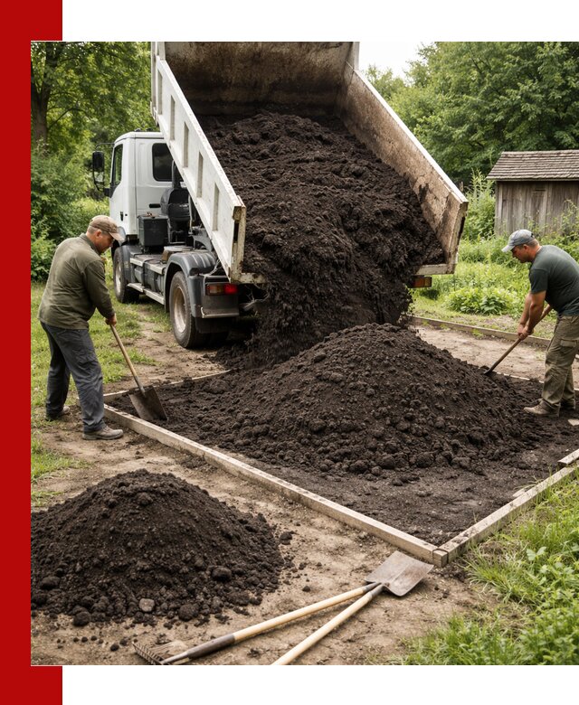 Купить чистый чернозем для огорода с доставкой в Скопине