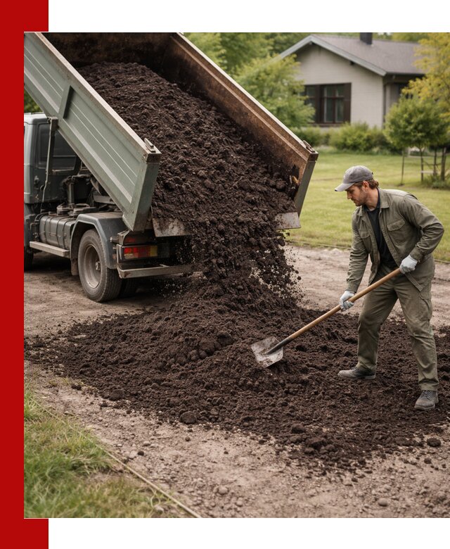 Чернозем для газона с доставкой в Скопине быстро и качественно