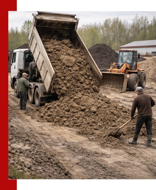 Доставка глин и суглинков в Скопине оптом и вкрай